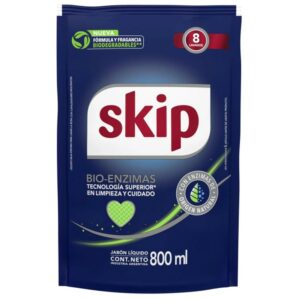 jabon liq. skip bio enzimas dp. 800 ml. clasico (64360736) jabon liq. skip bio enzimas dp. 800 ml. clasico (64360736)