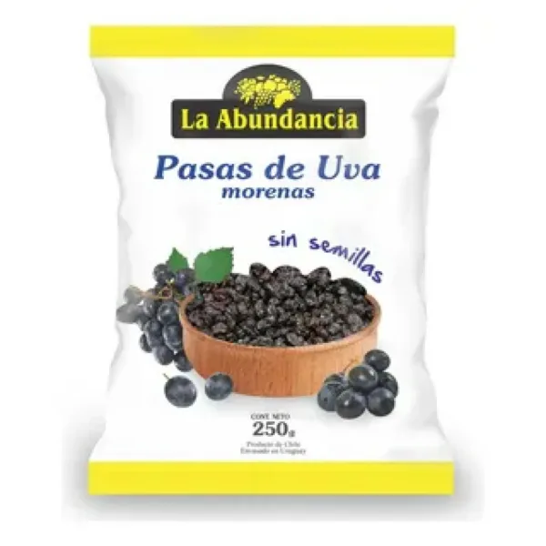 pasa de uva morenas medianas "r" 500 grs. pasa de uva morenas medianas "r" 500 grs.