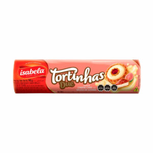galletita isabela tortinhas 140 grs. queso y jalea guayaba