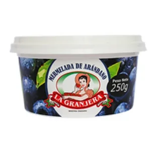 mermelada la granjera pote 250 grs. arandanos