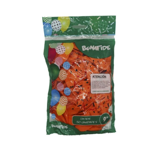 globos bonafide 9" naranja 50 un. (gb naranja9) globos bonafide 9" naranja 50 un. (gb naranja9)