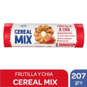 galletita arcor cereal mix 207 grs. frutilla y chia (1012674