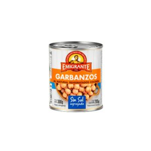 garbanzo cocido s/sal emigrante 350 grs. lata (207784)