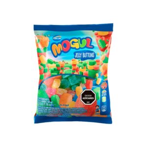 caramelos arcor mogul 220 grs. jelly button (1012882)