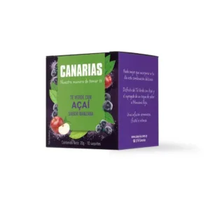 te canarias verde c/acai sab. manzana 10 sobres/2 grs.