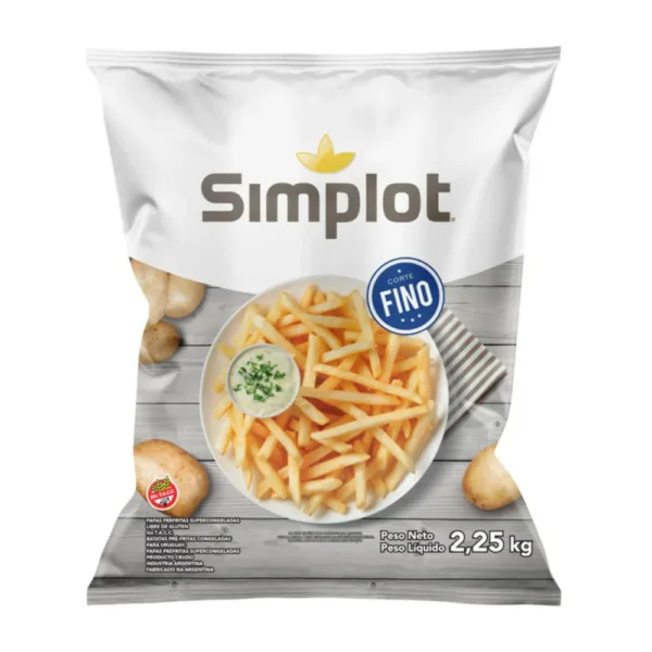 papa congeladas simplot 2,250 kg. corte fino (20077) papa congeladas simplot 2,250 kg. corte fino (20077)
