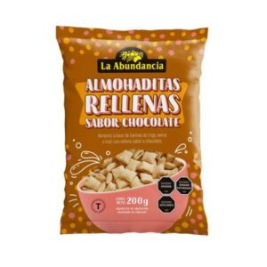cereales la abundancia almohadillas rell. chocolate 200 grs.