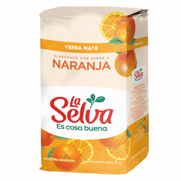 yerba la selva c/naranja 1 kg. (8901) yerba la selva c/naranja 1 kg. (8901)
