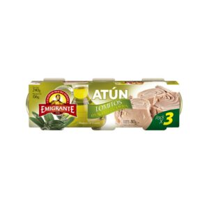 atun lomitos e/aceite oliva emigrante 3 x 80 grs. (203029)