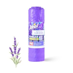 bolsas residuos ideal bio lavanda rollo 20 un. 50 x 55 cm.