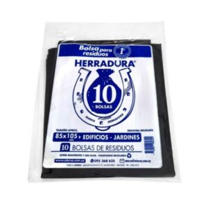 bolsas residuos herradura 10 un. 50 x 56 cm. (11.1.01)