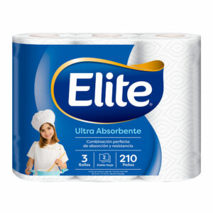 toallas papel p/cocina elite ultra x 3 un. 70 paÑos d.hoja