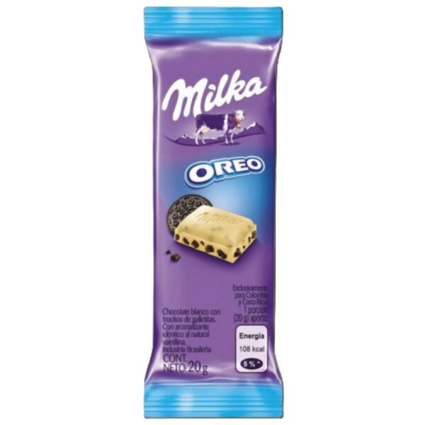 chocolate milka oreo 20 grs. blanco (6035) chocolate milka oreo 20 grs. blanco (6035)