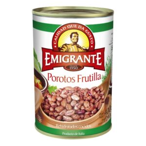 poroto frutilla rehidratadas emigrante 350/200 grs. lata (207777)