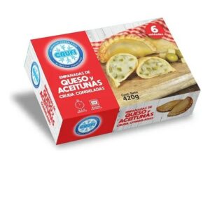 empanadas crufi 420 grs. (6 un.) queso y aceitunas (210) empanadas crufi 420 grs. (6 un.) queso y aceitunas (210)