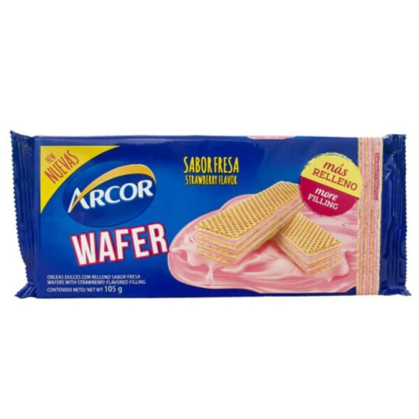 galletita arcor wafle 105 grs. frutilla (8316991) galletita arcor wafle 105 grs. frutilla (8316991)