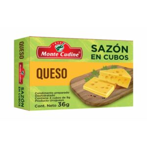 sazon monte cudine e/cubos 4 x 9 grs. queso (1634100410)