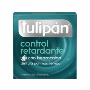 preservativo tulipan 3 un. control retardante (12108001) preservativo tulipan 3 un. control retardante (12108001)