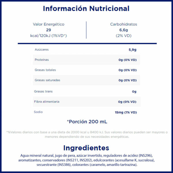 agua salus frutte s/gas 1,500 lt. pera agua salus frutte s/gas 1,500 lt. pera