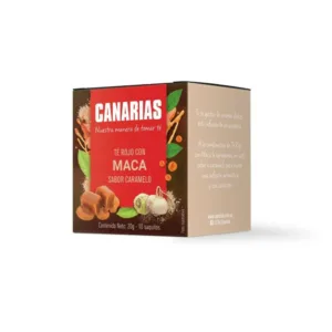 te canarias rojo c/maca sab. caramelo 10 sobres/2 grs.