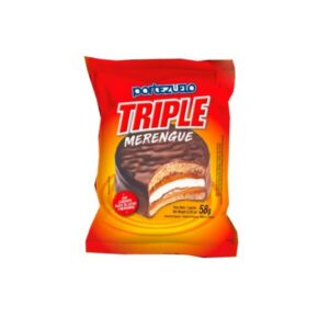 alfajor portezuelo triple 45 grs. merengue (3229)