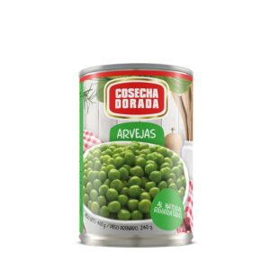 arvejas c. dorada 380/400 grs. c/abre facil (011)
