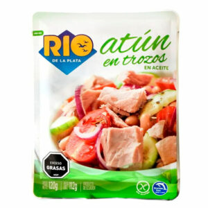 atun e/trozos e/aceite rio de la plata 120 grs. sachet
