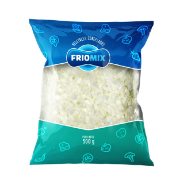 frutas/verduras cong cebollas e/cubos friomix 500 grs.