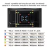 soporte tv led basculante 37 a 75" brasforma (sbrp615)
