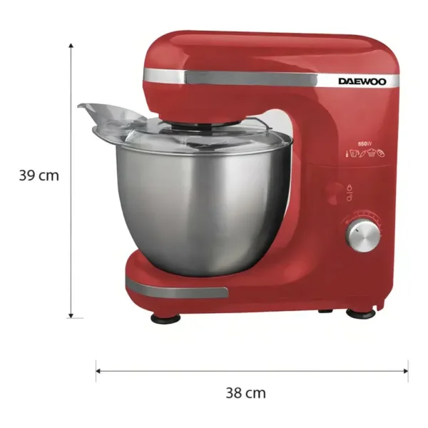 batidora daewoo planetaria ka2216g bowl 4 l. 650w roja batidora daewoo planetaria ka2216g bowl 4 l. 650w roja