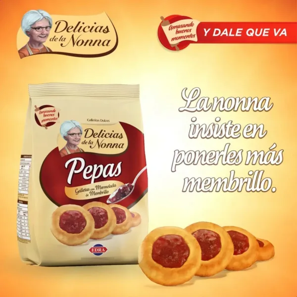 galletita delicias de la nonna 350 grs. pepas (716) galletita delicias de la nonna 350 grs. pepas (716)