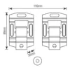 soporte tv led fijo 10 a 85" brasforma (sbru859) soporte tv led fijo 10 a 85" brasforma (sbru859)