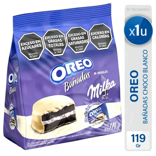 galletita terrabusi oreo baÑada 119 grs. choc. blanco (3713) galletita terrabusi oreo baÑada 119 grs. choc. blanco (3713)