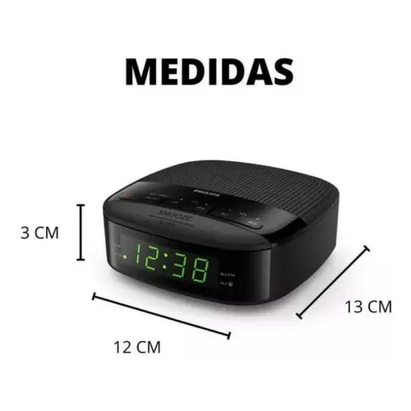 radio reloj philips (tar3205/12)