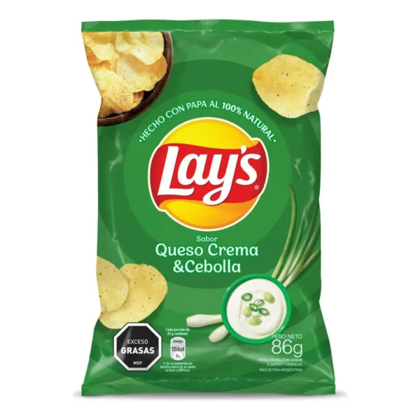 papa frita lay´s 86 grs. queso y cebolla (44143) papa frita lay´s 86 grs. queso y cebolla (44143)