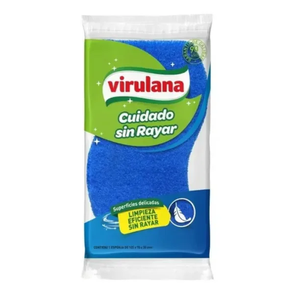 esponja virulana fibra cuidado s/rayar (19032303) esponja virulana fibra cuidado s/rayar (19032303)