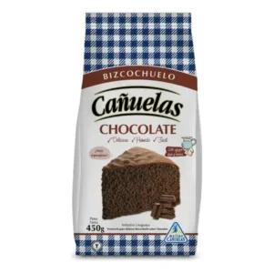 premezcla bizcochuelo caÑuelas l/gluten 450 grs. choc.