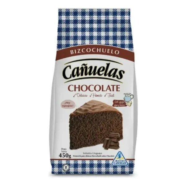 premezcla bizcochuelo caÑuelas l/gluten 450 grs. choc. premezcla bizcochuelo caÑuelas l/gluten 450 grs. choc.