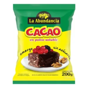 cacao amargo s/azucar la abundancia 500 grs. (51601)