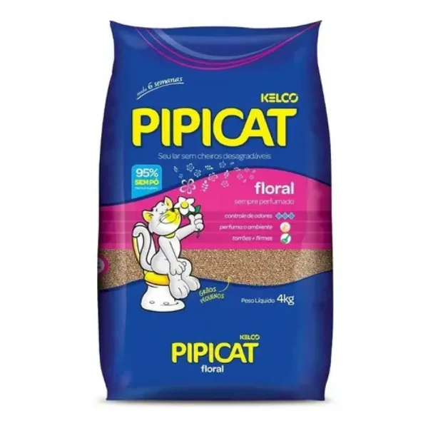 acc. p/mascotas piedras sanitarias pipicat floral 4 kgs