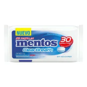 pastillas mentos clearbreath 105 grs. menta (1084)