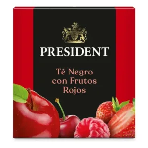 te president caja 10/2 grs. negro c/frutos rojos (3110)