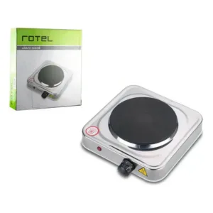 anafe rotel electrico 1 disco 1000 w. a. inox. (71648)