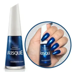 esmalte p/uÑas risque 8 ml. azul crination (35042)