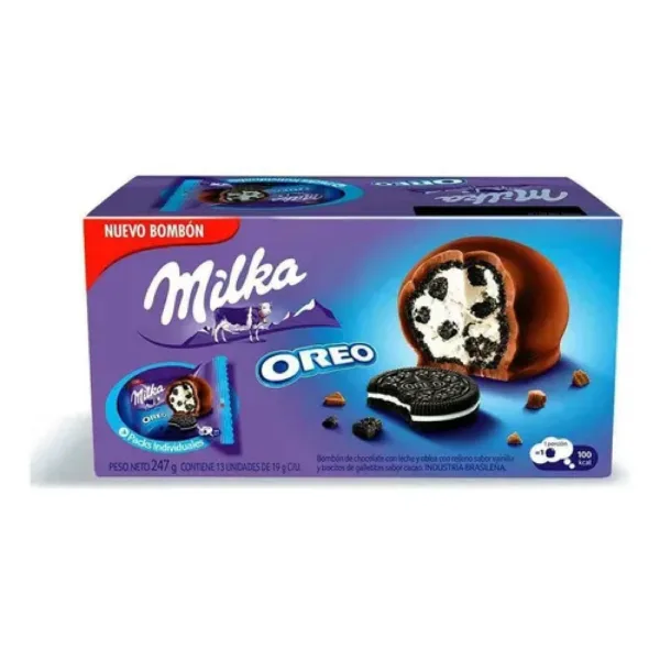 bombones milka oreo caja 247 grs. (13 un./19 grs) (670)