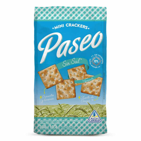 galletita paseo s/sal 300 grs. (6618) galletita paseo s/sal 300 grs. (6618)