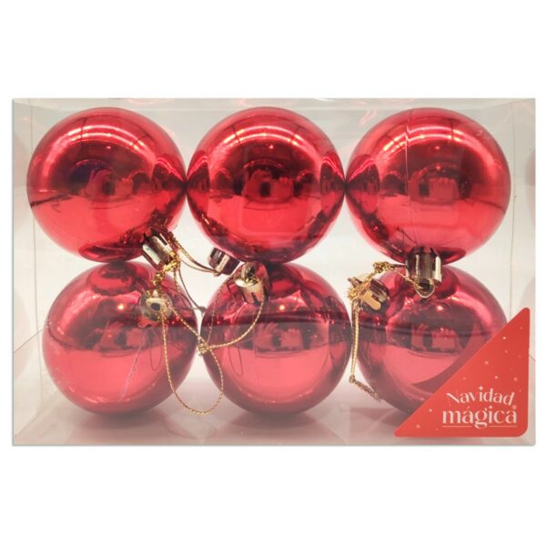 acc. navidad esfera brillosa 6 cm. nº6 x 6 un (gj0053) acc. navidad esfera brillosa 6 cm. nº6 x 6 un (gj0053)