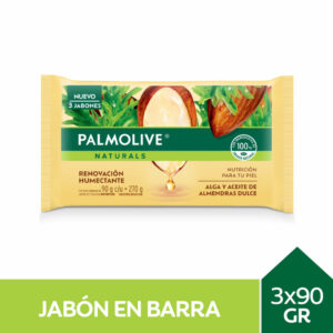 jabon palmolive 90 grs. x 3 un. nat. algas y ac. almendras