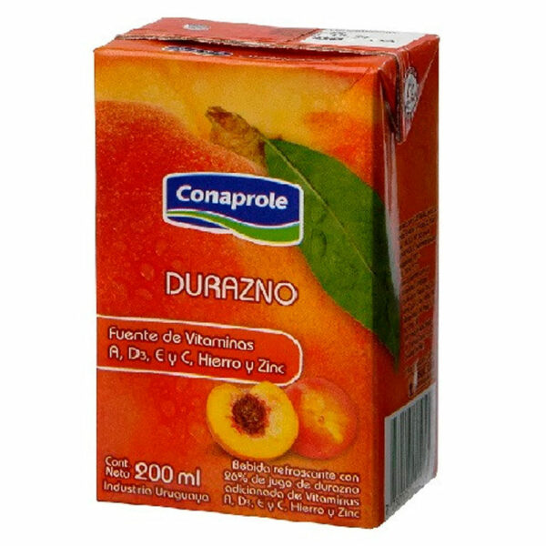 jugo conaprole uht 200 ml. durazno (1565)