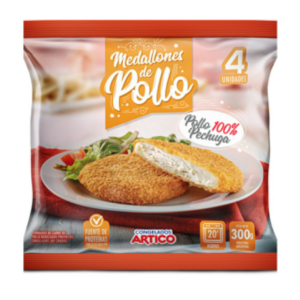 medallones de pollo artico 300 grs. (med2007)
